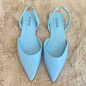 Just Fab "Florence" Pointy Flats Size 6